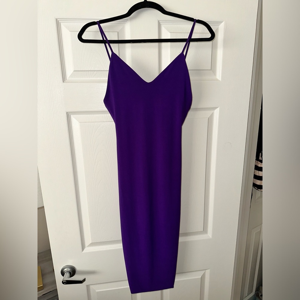 Purple Dress.